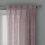 Light Pink Linen Sheer Curtains - Triple Pinch Pleat - Made to Measure-0