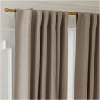 Organic Hemp Curtains - Blackout & Light Filtering | GOTS Certified | Single or Pair-0